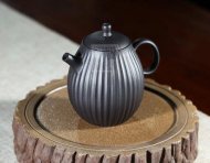 《亭亭玉立》宜興紫砂壺純手工工藝美術師石黃泥茶具