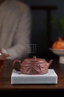 《雙龍石鼓》宜興工藝美術師手工紫砂壺創新壺全手工段泥泡茶壺