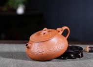 《行云如意》宜興紫砂壺金降坡泥純手工工藝美術師泡茶壺特價茶具