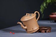 《湘妃竹（送同款茶葉罐）》宜興紫砂壺高級(jí)工藝美術(shù)師手工茶壺茶具260