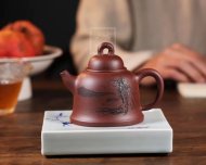《古鐘》宜興紫砂壺工藝美術師純手工鐘形泡茶壺底槽青茶具