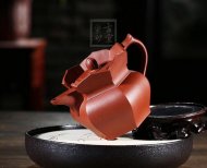 《僧帽》宜興紫砂壺工藝美術師手工茶壺茶具底槽青僧帽