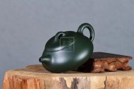 《漢棠石瓢》紫砂壺宜興實力派名家純手工民國綠石瓢泡茶壺