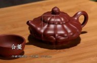 《合菱》宜興紫砂壺工藝美術師全手工大紅袍泡茶壺合菱茶具