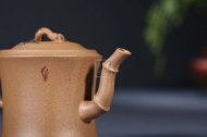 《湘妃竹（送同款茶葉罐）》宜興紫砂壺高級(jí)工藝美術(shù)師手工茶壺茶具260