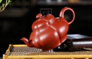 《菱韻花香》宜興紫砂菱花壺手工高級工藝美術師泡茶壺茶具大紅袍