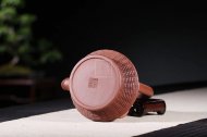 《滿(mǎn)載而歸》創(chuàng)新提梁宜興紫砂壺純手工工藝美術(shù)師功夫茶壺底槽青