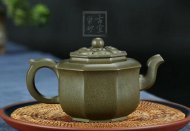 《如意八方》宜興紫砂壺高級工藝美術(shù)師純手工民國綠中壺茶具泡茶壺八方