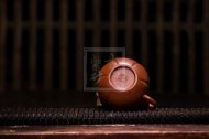 《茄瓜（小）》宜興紫砂壺助理工藝美術師手工刻繪茶壺家用茶具大紅袍筋紋壺