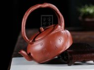 《佛肚竹提梁》宜興紫砂壺套裝家用工藝美術師沈洪斌手工降坡泥名家功夫茶壺茶具